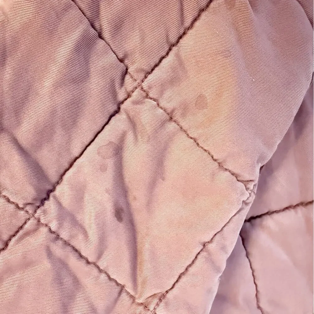FREE PEOPLE Dolman Quilted Knit Jacket in Color Champagne Diamonds Size XS